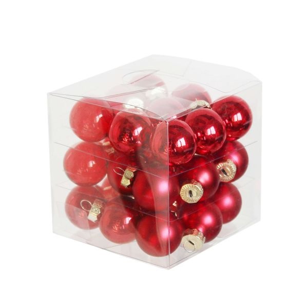 Koule sklo 2,5cm 27ks mix2